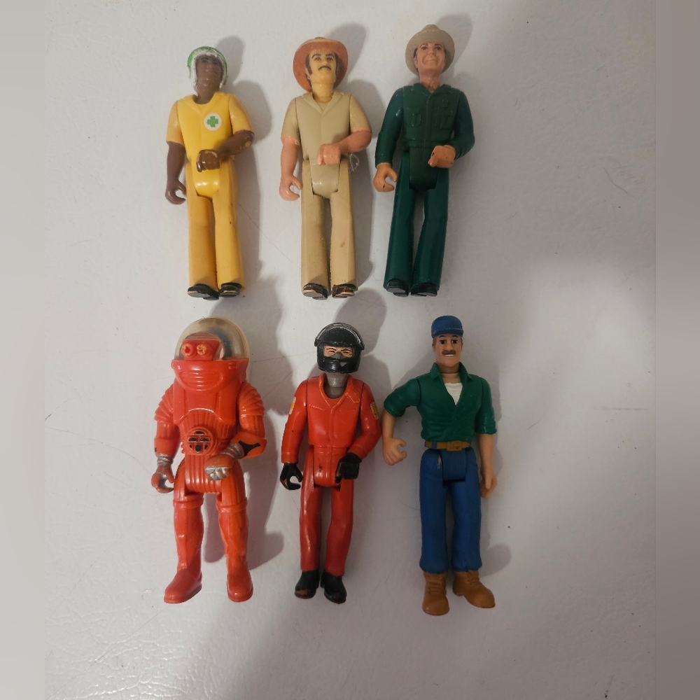 Vintage Fisher Price Adventure People Set of 6